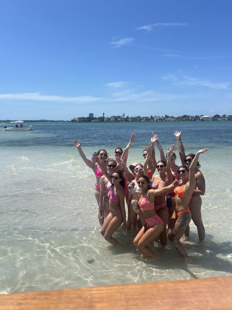 Barefoot Tiki Tours on Sarasota Bay with tropical luxury atmosphere